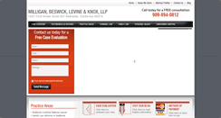 Desktop Screenshot of mblklawfirm.com